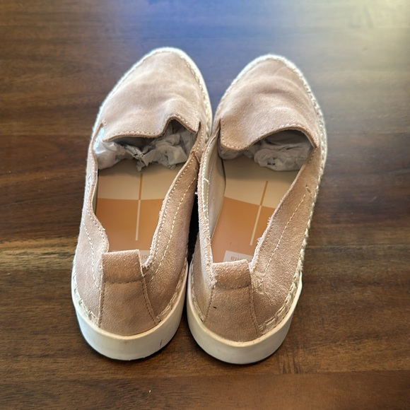 Dolce Vita suede slip on loafer with woven details. - Picture 3 of 5
